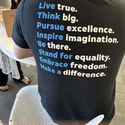 AT&T Store - The back of the nice worker Tony's shirt