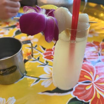 Bangrak Market - Lychee French 75 - a cool and beautiful twist on a classic - Bars Near Me - Seattle, Washington