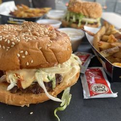 Burger Factory - Lucy Juicy Burger with Fries
