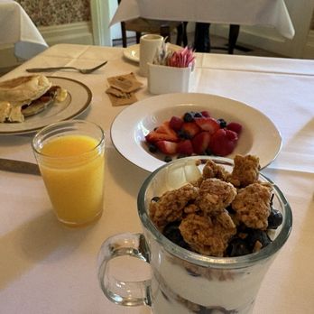 Pleasant Valley Inn - Tyler's breakfast - several options to choose from. Fruits and veggies locally sourced. - Pubs Near Me - Bath, New York Pleasant Valley Inn - Tyler's breakfast - several options to choose from. Fruits and veggies locally sourced. - Pubs Near Me - Bath, New York