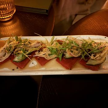 Harriet's Rooftop - Tuna Crudo - Cocktail Bars Near Me - Nashville, Tennessee Harriet's Rooftop - Tuna Crudo - Cocktail Bars Near Me - Nashville, Tennessee