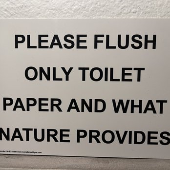 The Bistro - Great sign in the bathroom - Seafood Near Me - Kilauea, Hawaii The Bistro - Great sign in the bathroom - Seafood Near Me - Kilauea, Hawaii