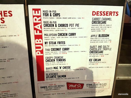 Menu photo 7 Mill Street Brewery Mississauga, ON