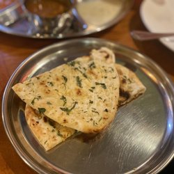 Hot Breads and Cakes - Garlic naan