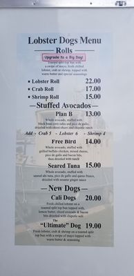 Menu photo 1 Lobster Dogs Portland, OR