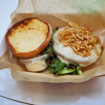 Conservatory Garden Cafe - a sandwich and a side of bread - American Near Me - Columbus, Ohio
