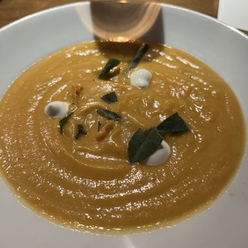 Betty - Butternut squash and pear soup - New American Near Me - Seattle, Washington Betty - Butternut squash and pear soup - New American Near Me - Seattle, Washington