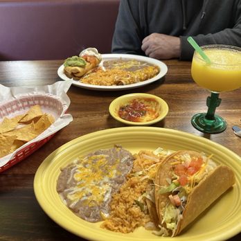 Fresh Mexican Food - Mango blended margarita, tacos with beans and rice, taquito and enchilada with rice/beans - Mexican Near Me - Waldport, Oregon Fresh Mexican Food - Mango blended margarita, tacos with beans and rice, taquito and enchilada with rice/beans - Mexican Near Me - Waldport, Oregon