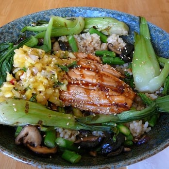 Pacific Catch - Teriyaki Bowl w/ salmon & brown rice - Seafood Near Me - San Francisco, California