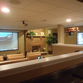 Bro's Custom Audio - 110' projection screen with in-ceiling speakers - Security Systems Near Me - Tinley Park, Illinois Bro's Custom Audio - 110' projection screen with in-ceiling speakers - Security Systems Near Me - Tinley Park, Illinois