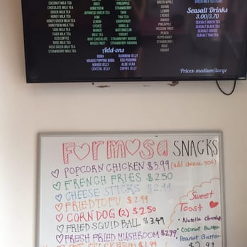 Formosa Tea Time - Drink menu & snacks - Coffee & Tea Near Me - Anaheim, California