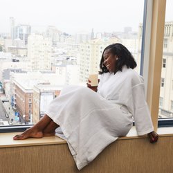 Hilton San Francisco Union Square - Savor your morning coffee with a breathtaking view of the city
