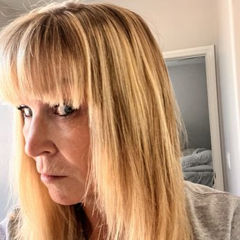Capelli Hair Salon - Horrible highlights, blotchy uneven no pattern. Brooke did this when we ago. - Hair Extensions Near Me - Las Vegas, Nevada