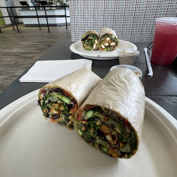 Green Tomato Grill - Thai Tofu Wrap - New American Near Me - Brea, California Green Tomato Grill - Thai Tofu Wrap - New American Near Me - Brea, California