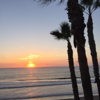 Pacific Terrace Hotel - Sunset from the balcony. - San Diego, CA