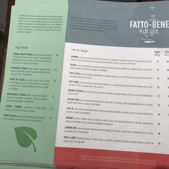 Fatto Bene - Menu - Burgers Near Me - Milan, Michigan
