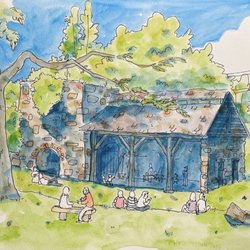 Catoctin Furnace - The Catoctin Furnace during the Maryland Iron Festival