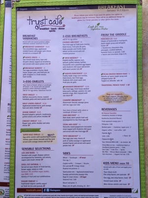 Menu photo 7 Tryst Cafe PHX Phoenix, AZ