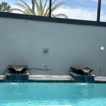 The Lucky Irish Services - As you see this is by our pool and ithe wires are exposed. Holes in our wall. Terrible - Handyman Near Me The Lucky Irish Services - As you see this is by our pool and ithe wires are exposed. Holes in our wall. Terrible - Handyman Near Me