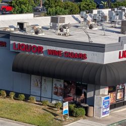 Buena Park Wine and Spirits - View of the exterior from the third level of The Source