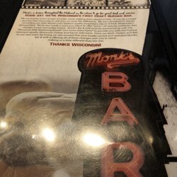 Monk's Bar & Grill - Closed - It's not downtown Wisconsin Dells, but it's Monk's!