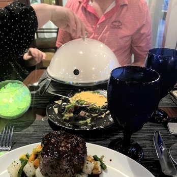 Fin Seafood - The Smokey Salmon & 8oz Beef Tenderloin - Seafood Near Me - Newport News, Virginia