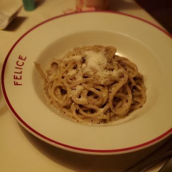 Felice 56 - Closeup of the Cacio E Pepe. - Italian Near Me - New York, New York