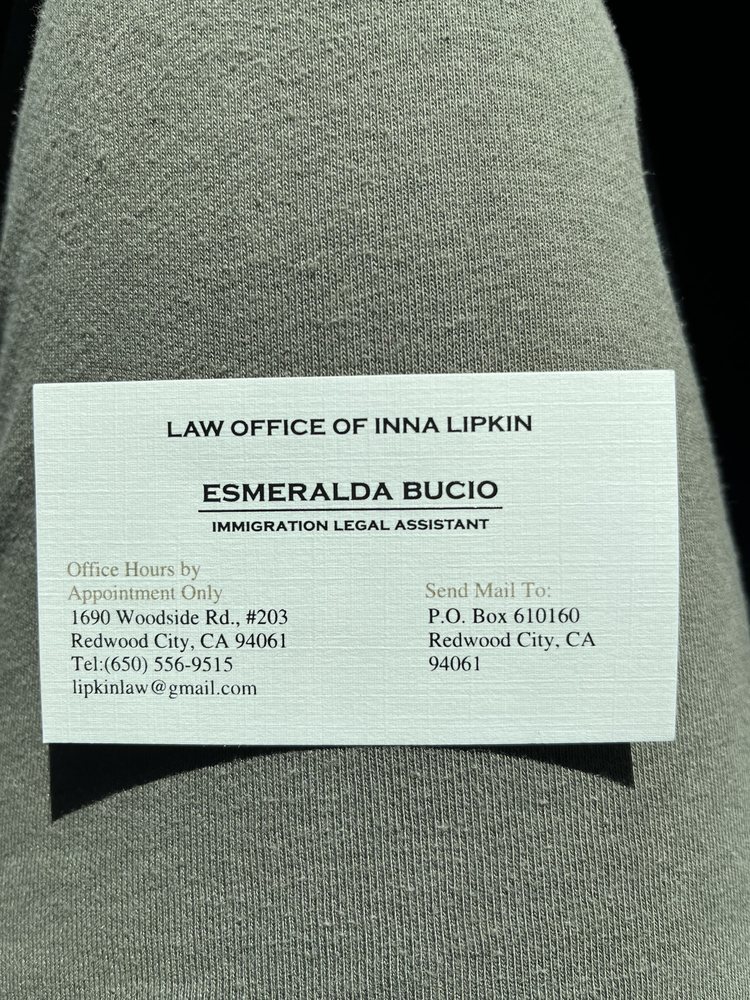 Law Office of Inna Lipkin - immigration attorney in Redwood City, CA