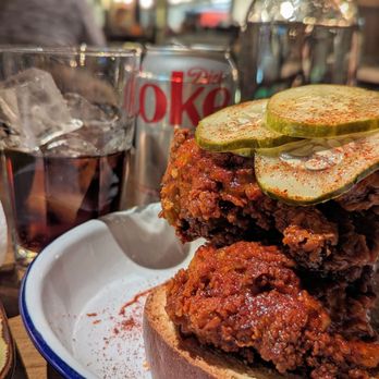 Union Chicken - a plate of food and a drink - Chicken Shop Near Me - Toronto, Ontario Union Chicken - a plate of food and a drink - Chicken Shop Near Me - Toronto, Ontario