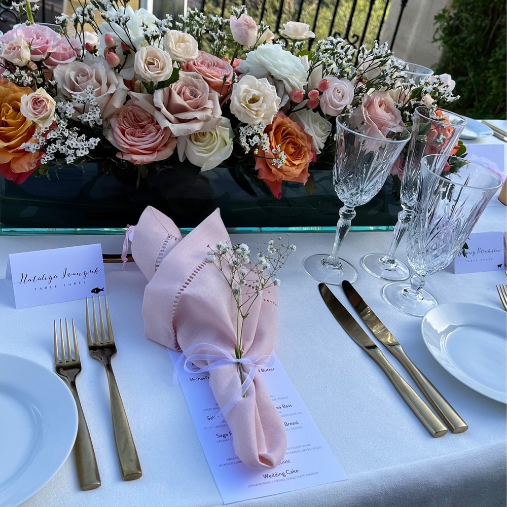 Bliss Event Planning - Table settings and decor - Wedding Planning Near Me Bliss Event Planning - Table settings and decor - Wedding Planning Near Me
