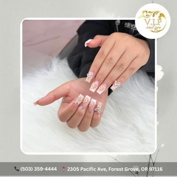 VIP Nail Spa - Let your nails be your canvas! Our nail art is unique, stylish, and full of personality.  Book today! - Tanning Near Me - Forest Grove, Oregon