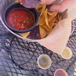 Blue Agave Mexican Grill & Tequila Bar - Complimentary chips & salsa