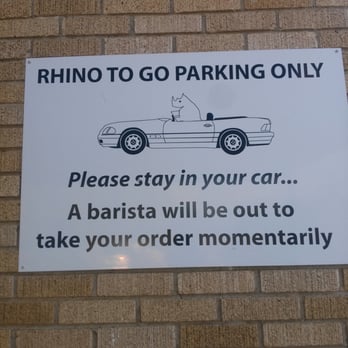White Rhino Coffee - The sign outside for your to go orders - Coffee & Tea Near Me - Cedar Hill, Texas White Rhino Coffee - The sign outside for your to go orders - Coffee & Tea Near Me - Cedar Hill, Texas