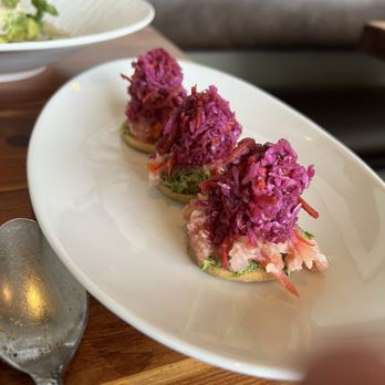 Passionfish - Smoked Trout Ceviche Tostaditas - Seafood Near Me - Pacific Grove, California