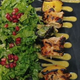 Plate: Chicken Mango Habanero Chicken Tikka (n, G) - Chicken Plate: Chicken Mango Habanero Chicken Tikka (n, G) - Chicken