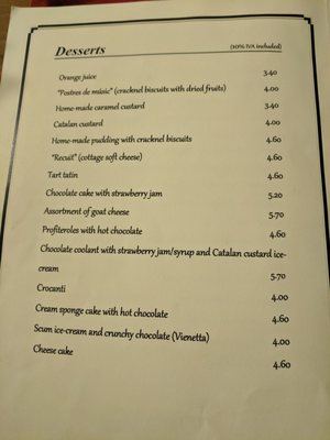 Menu photo 2 La Barretina Orfes, GI