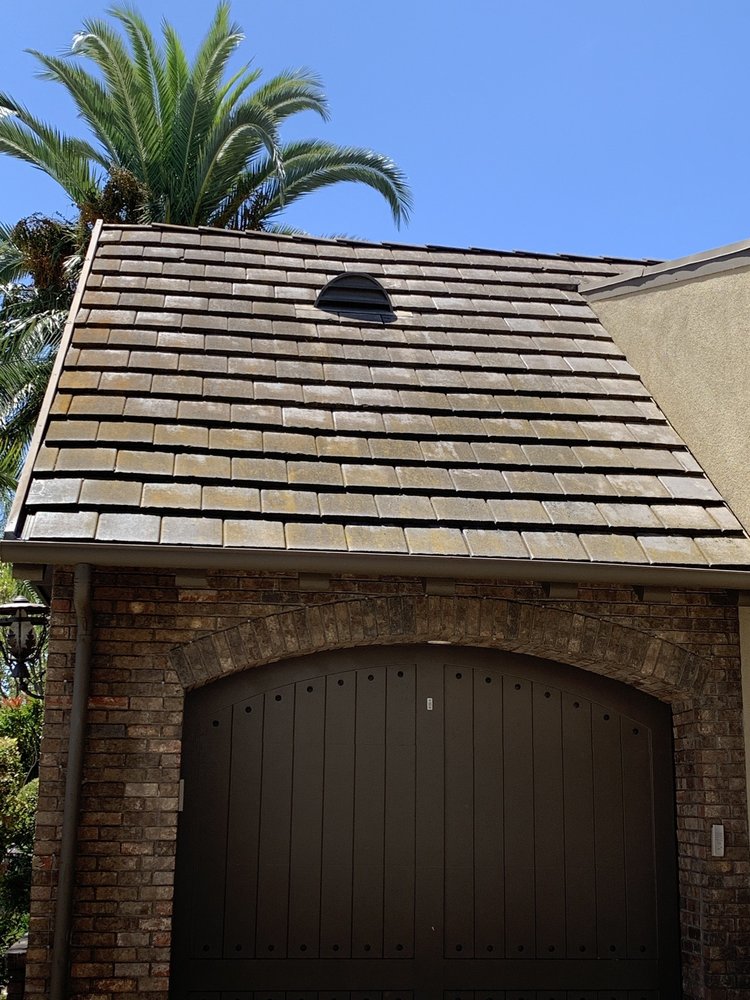 Slide of Vintage Roof Tile