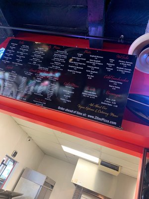 Menu photo 1 Zito's Pizza Anaheim, CA Menu photo 1 Zito's Pizza Anaheim, CA