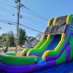 Bing's Backyard Bash - New wet or dry slide.  Ready for any occasion, hot or cooler weather.
