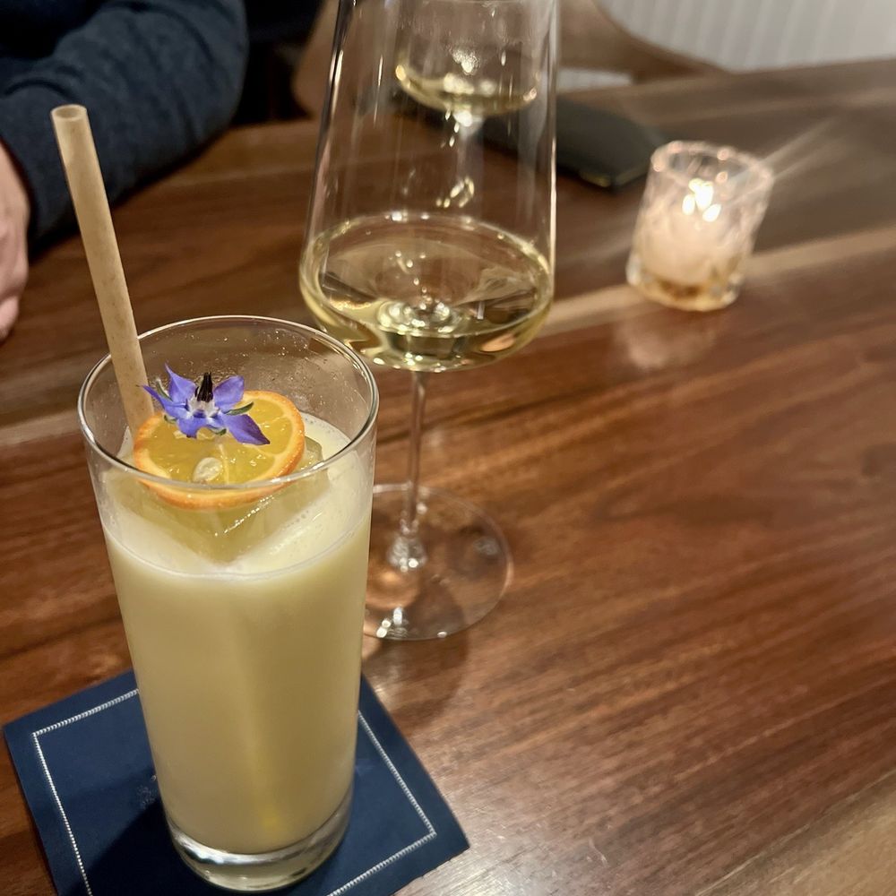 The Dabney - Yakult Fizz Forager Gin, Bhumi Farm Pink Lemon, Mandarin, Yogurt, Sparkling Water - New American Near Me - Washington, DC, District of Columbia The Dabney - Yakult Fizz Forager Gin, Bhumi Farm Pink Lemon, Mandarin, Yogurt, Sparkling Water - New American Near Me - Washington, DC, District of Columbia