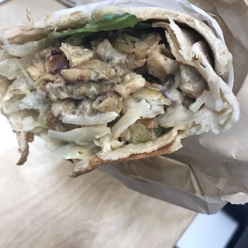 Mamnoon Street - Chicken wrap w/ fries in it - Middle Eastern Near Me - Seattle, Washington Mamnoon Street - Chicken wrap w/ fries in it - Middle Eastern Near Me - Seattle, Washington