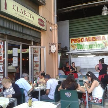 Marisquería Clarita - Tiene mesas afuera y adentro, y alrededor varias pescaderías. Se ingresa por la calle San Pablo. - Seafood Near Me - Santiago, RM Marisquería Clarita - Tiene mesas afuera y adentro, y alrededor varias pescaderías. Se ingresa por la calle San Pablo. - Seafood Near Me - Santiago, RM