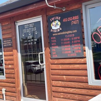 Swine Dining BBQ - Building signage - Barbeque Near Me - Bellevue, Nebraska Swine Dining BBQ - Building signage - Barbeque Near Me - Bellevue, Nebraska