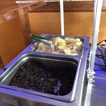 Havana Jax Cafe - Part of the $5 lunch buffet. Everyday. Pic 2 of 4. Black rice and other carbs - Cuban Near Me - Jacksonville, Florida