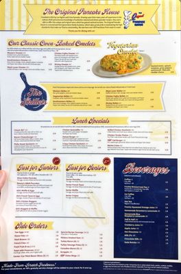 Menu photo 5 The Original Pancake House White Marsh, MD Menu photo 5 The Original Pancake House White Marsh, MD