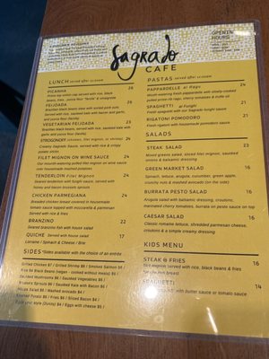 Menu photo 5 Sagrado Cafe Miami, FL