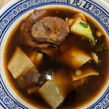 Duan’s Kitchen - Classic Braised Beef Shank Noodle Soup - handmade noodles - Noodles Near Me - Cupertino, California
