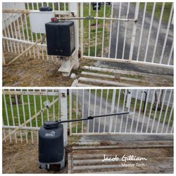 Automatic Gates By Jacob - A replacement gate operator for Mr & Mrs Norris of Navasota TX.
#NoExcusesGateAutomation ®