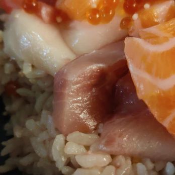 IKON Sushi - Close up of chirashi don - Japanese Near Me - Vaughan, Ontario IKON Sushi - Close up of chirashi don - Japanese Near Me - Vaughan, Ontario