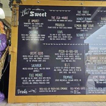 Holy Crepes! - Their new menu board. - Creperies Near Me - New Orleans, Louisiana Holy Crepes! - Their new menu board. - Creperies Near Me - New Orleans, Louisiana